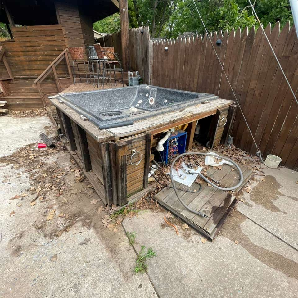 our services ko junk Removal hot tub removal